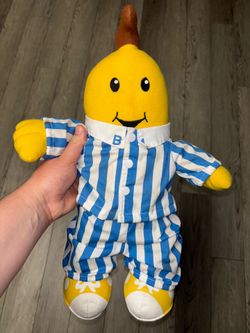 Vintage bananas in pajamas singing plush doll