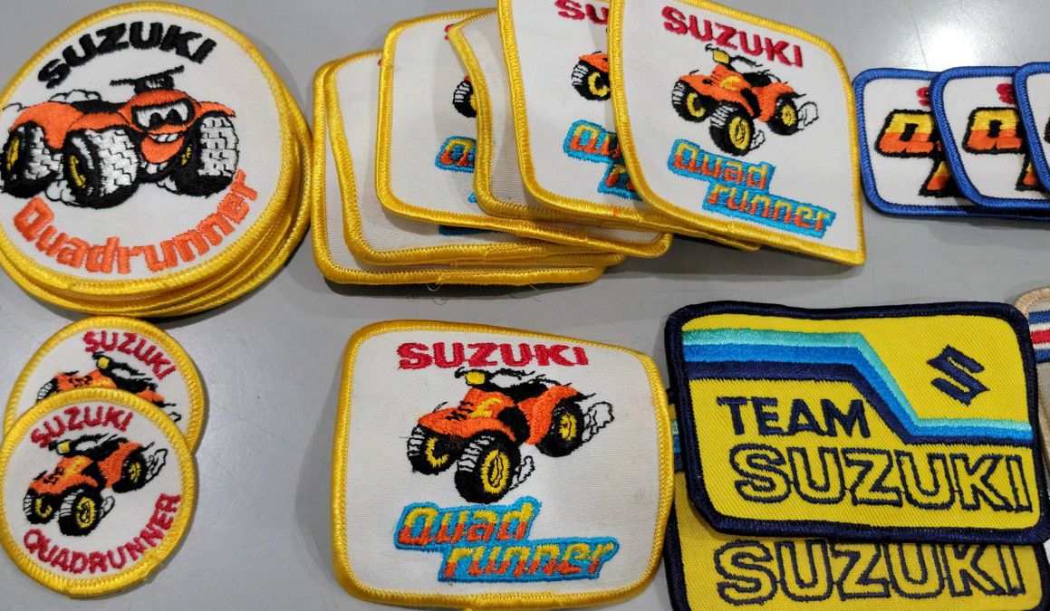  Suzuki Embroider Racing Patches.