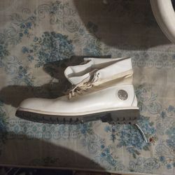 Timberland White Boots
