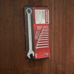 Craftsman Combination Wrench Set Yellow