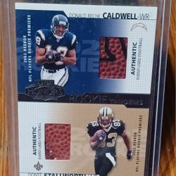 Don't Stallworth Reche Caldwell Rookie Tandems Chargers Saints 2002