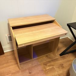 Wooden Pullout Desk