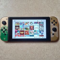NINTENDO SWITCH V2 with 120 SWITCH GAMES + 7500 CLASSIC OLD SCHOOL GAMES