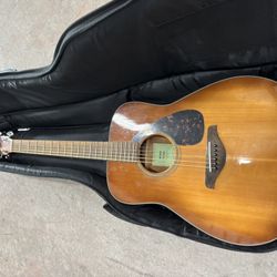 Yamaha Acoustic Guitar with Case