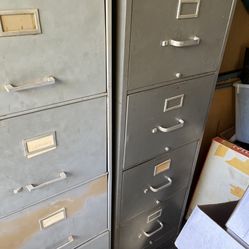 FREE  2 Metal File Cabinets