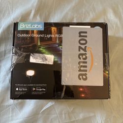 Brizled Smart Outdoor Ground Lights 50FT 130LM RGBCW Color Changing