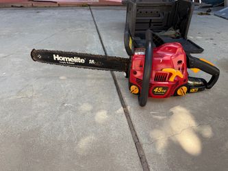 Homelite Chain saw 18” 45cc with case