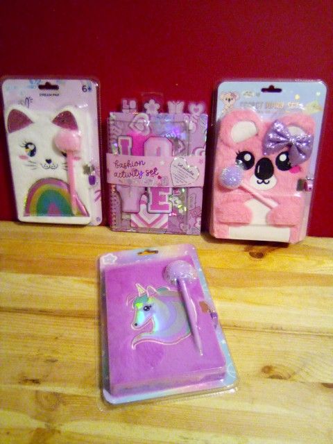 Diary Books With Pem For Girls $6 Each