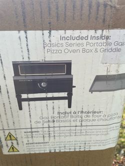 BakerStone Pizza Oven with Griddle - BRAND NEW!