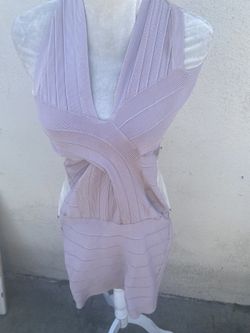 Nude Bodycon Dress 