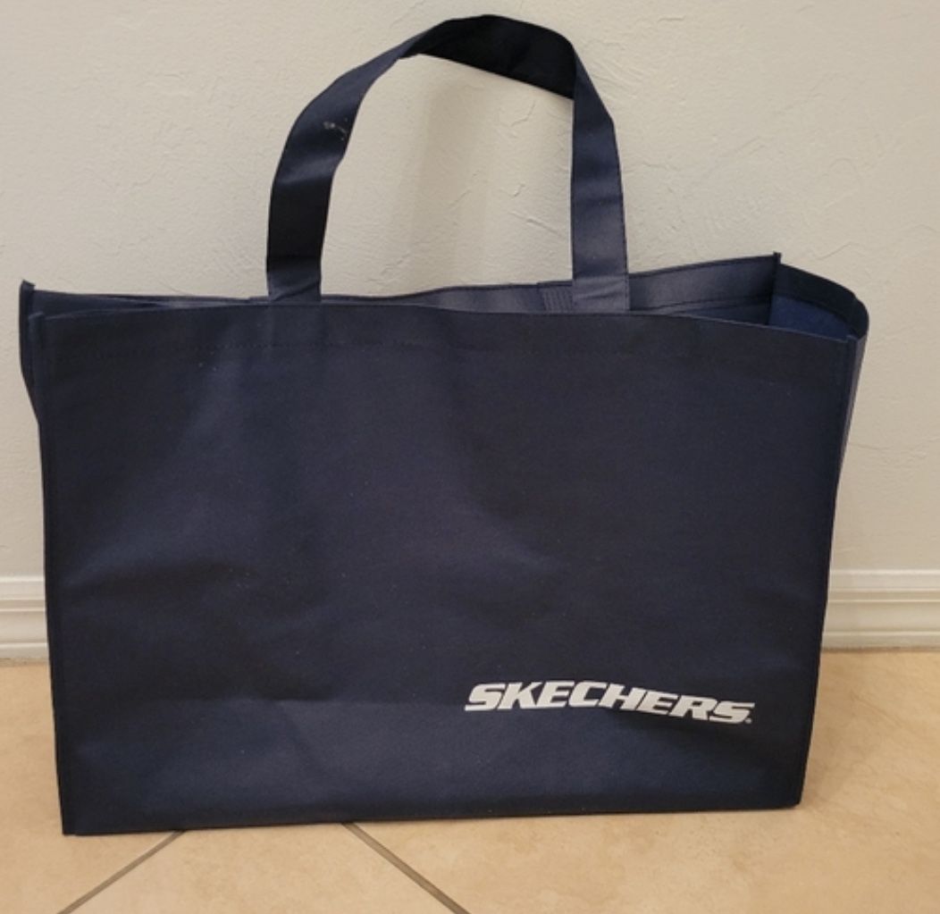 Sketchers Navy Blue Large Recyclable Bag Tote