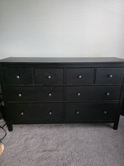IKEA Hemmes 8-drawer dresser, black