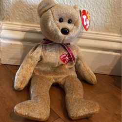 Rare Discontinued 1999 Signature Ty Beanie Baby Bear 