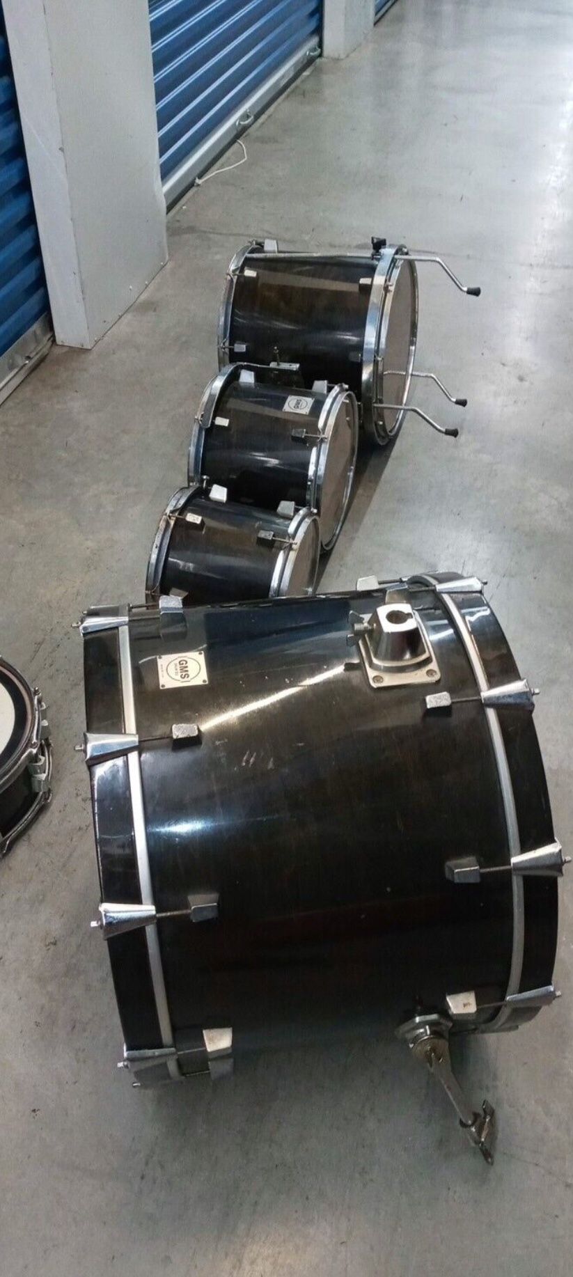 Vintage 1995 GMS DRUM CO 5 PIECE DRUM SET Handmade In The USA