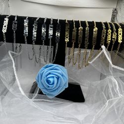 Gold And Silver, Zodiac, Elegant Bracelets