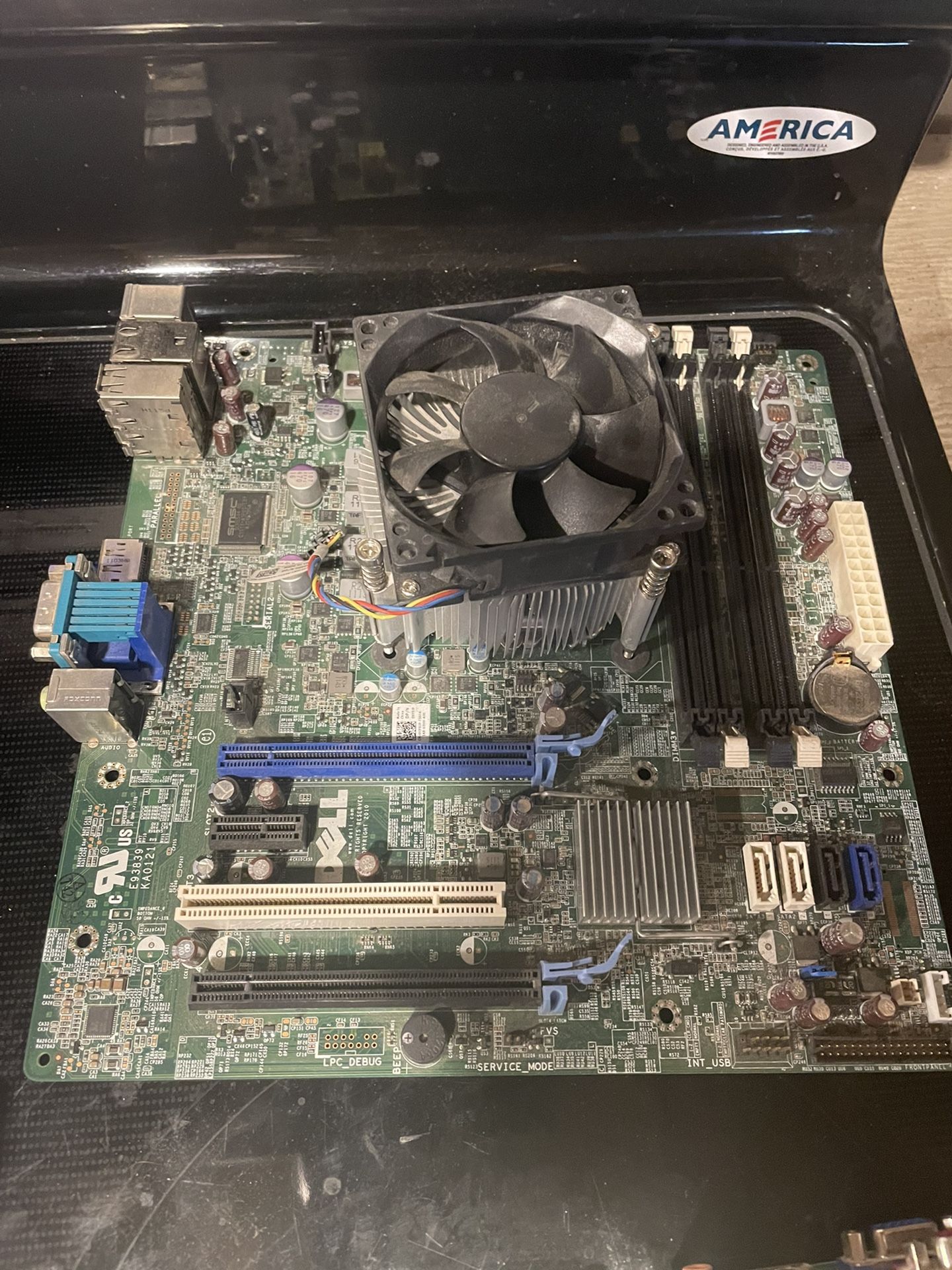 Dell Mother Board With i5 Cpu Included Amd Cooler