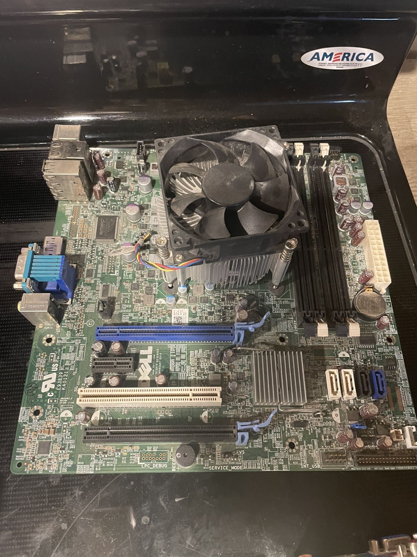 Dell Mother Board With i5 Cpu Included Amd Cooler 