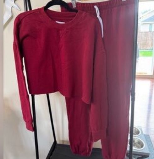 2pc Sweatshirt And Jogger Set