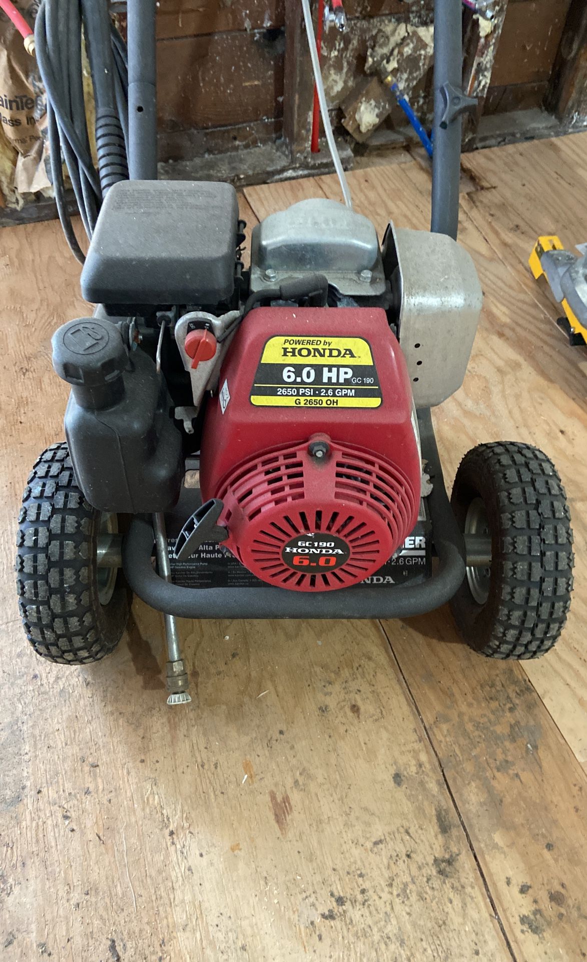 Honda Pressure Washer 6.0hp