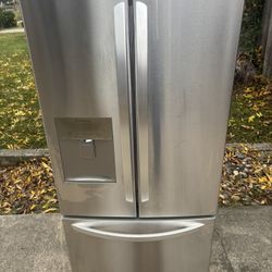 Brand new 30 inch wide French door refrigerator will deliver and install
