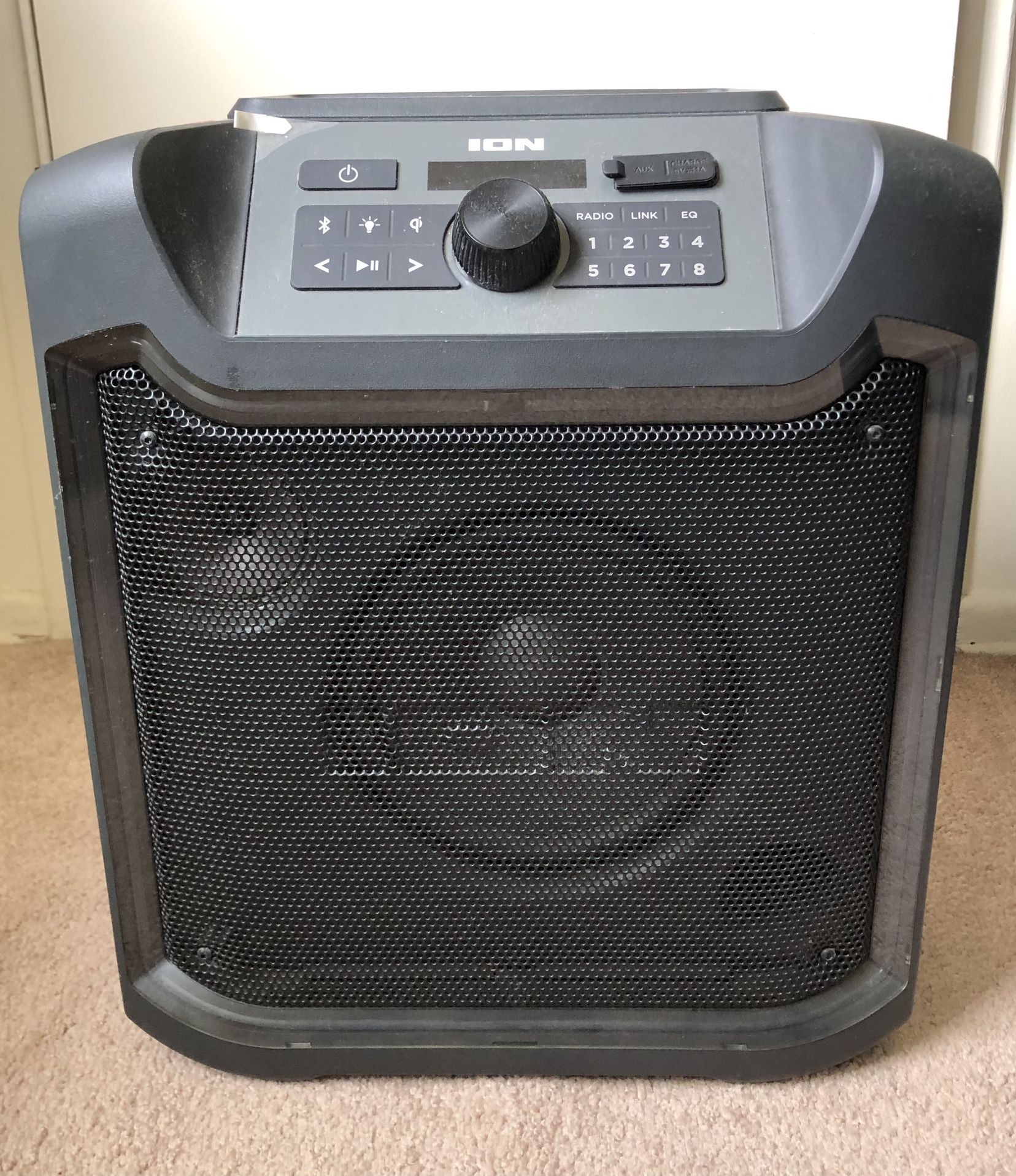 ION Pathfinder 4 Bluetooth Portable Speaker w/ Wireless Qi Charging