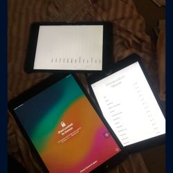 Three Ipads For Parts, Icloud Locked