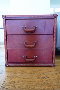 Timothy Oulton Oxford collection nightstand 3 drawer