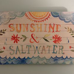 PB Teen “Sunshine and Saltwater” Watercolor Art