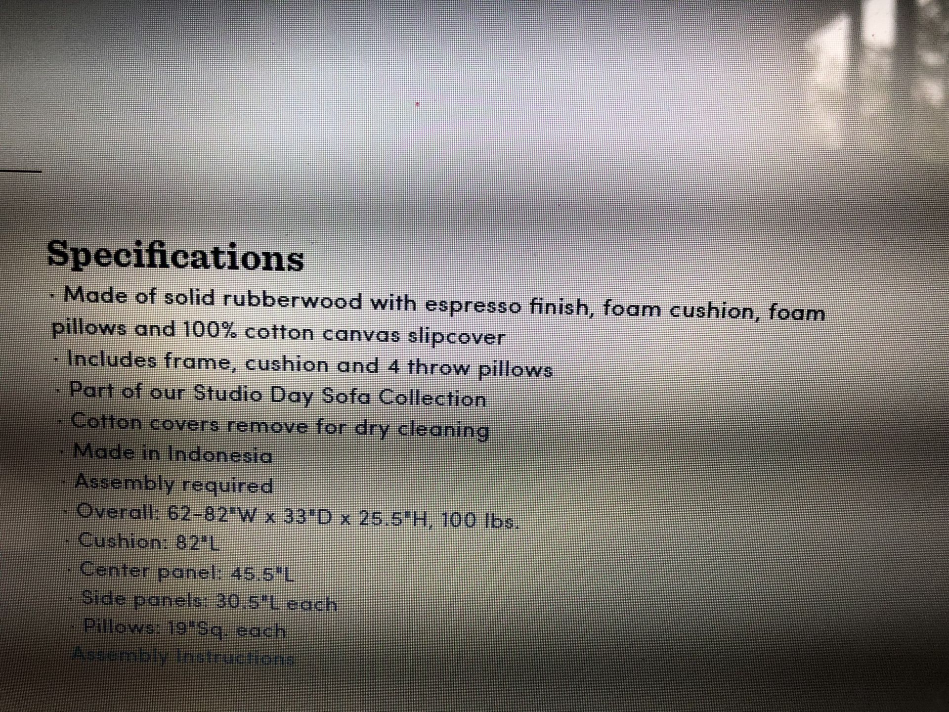 World Market Studio Day Sofa Assembly Matttroy