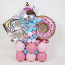Mini Balloons Bouquet - Happy Birthday