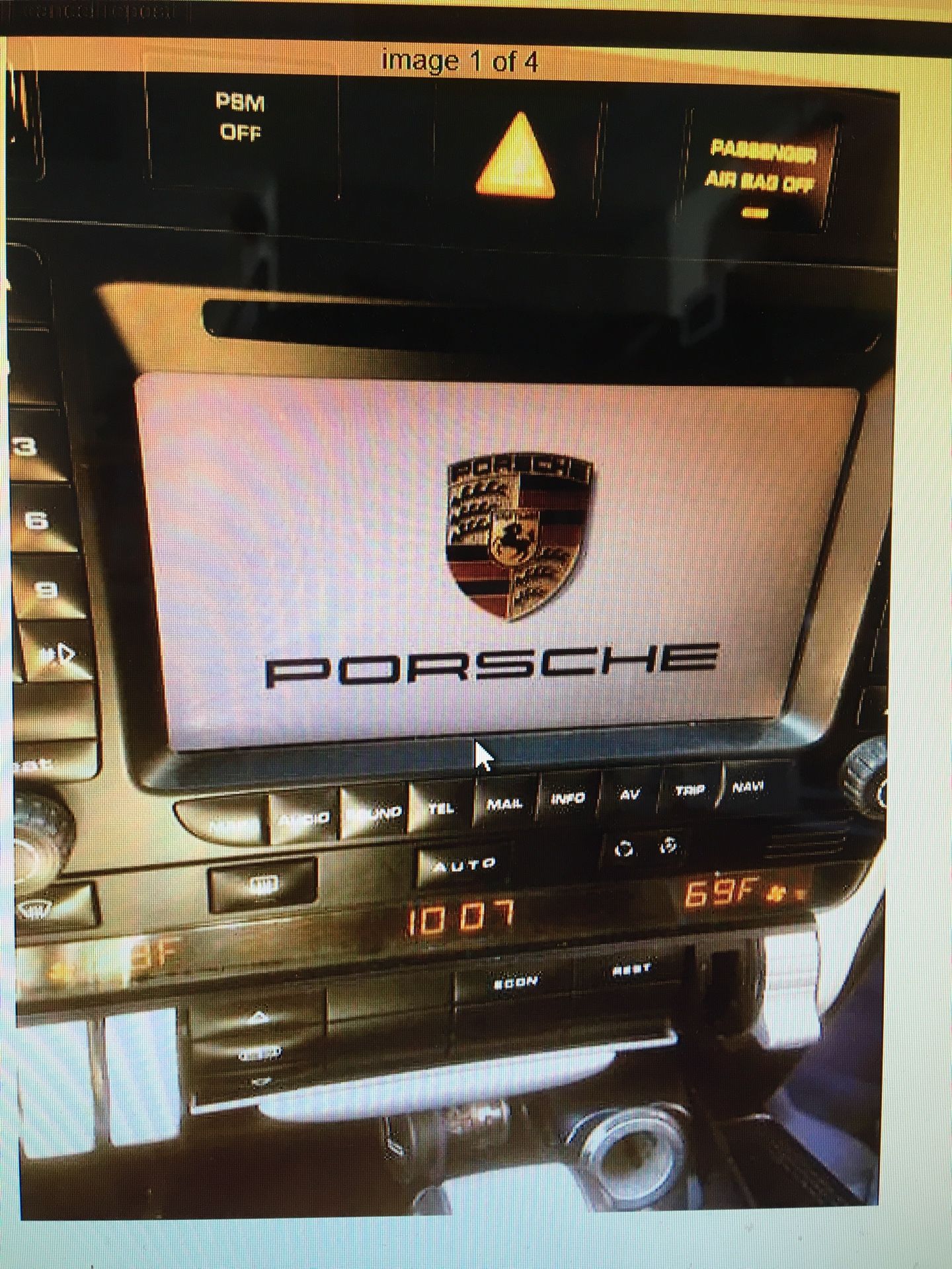Used Porsche 2005 Cayenne stereo- = for parts