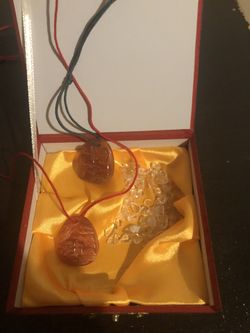 jade pendant necklace $5 per pair