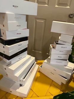 Large Lot of Apple Device Boxes