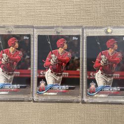 Shohei Ohtani Topps US189 RC 3 Game HR streak 