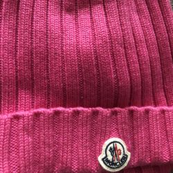 Pink Moncler Beanie