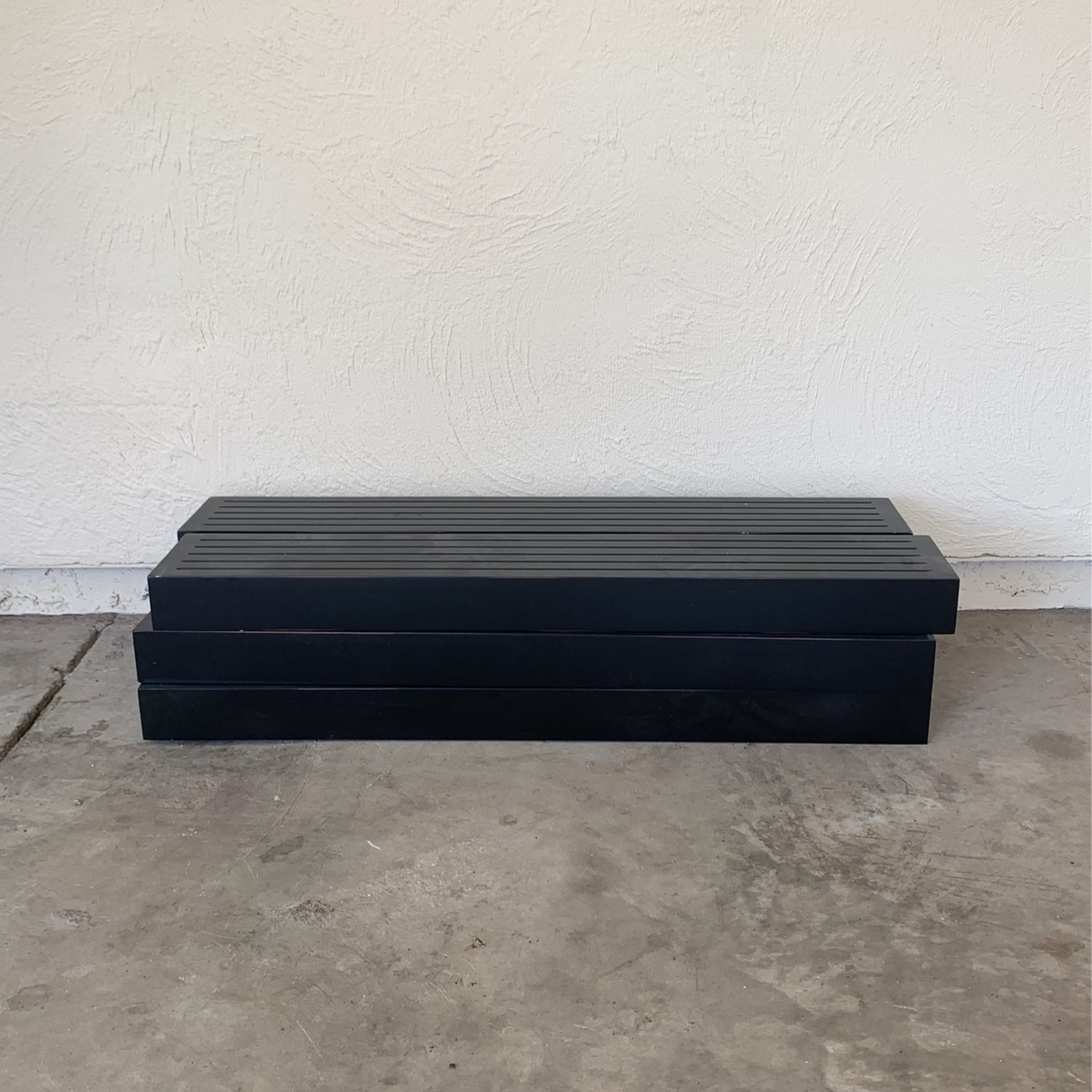 Pottery Barn Black Floating Shelves