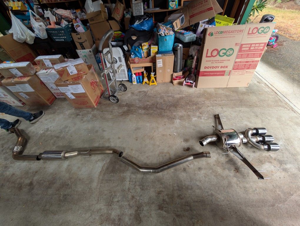 AWE FK8 Civic Type R Touring Catback Exhaust w/Black Tip