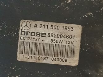 Mercedes  radiator  fan