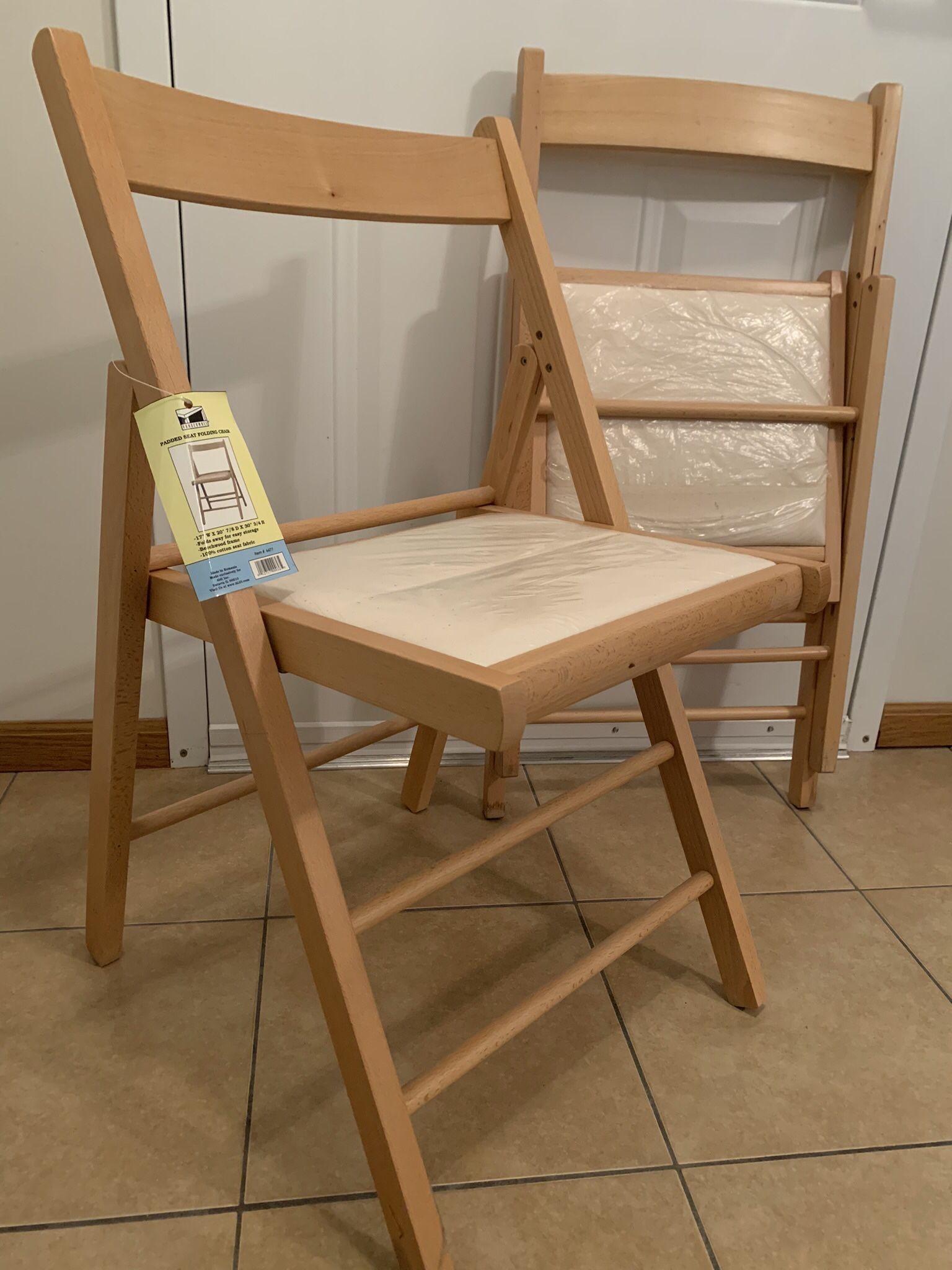 PADDED Folding Chairs