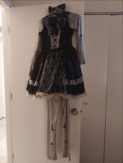 Gothic Lolita Costume Dress with Accessories