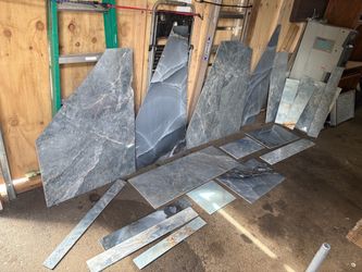 Bunch of large leftover tile, great for small projects!