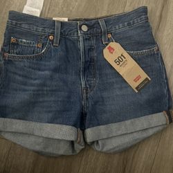 Womens Shorts New Original Levi Size 26