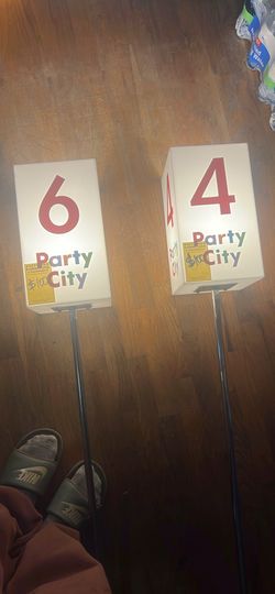 Party City Check Out Sign