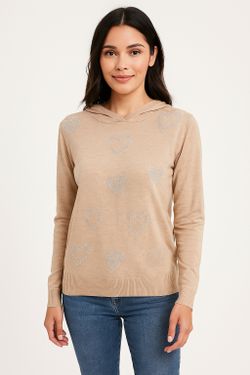 beige hoodie sweater