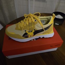 Pikachu Puma Size 4 Boys Pokemon