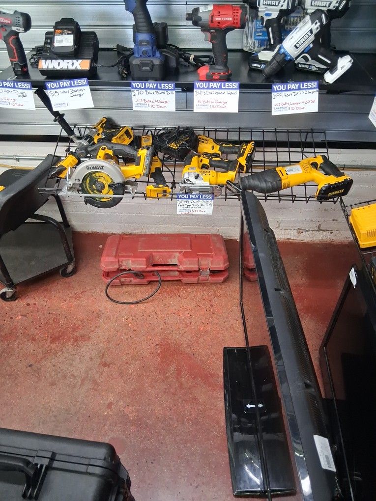 6pc Dewalt Set