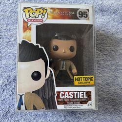 Hot Topic Exclusive Supernatural Castiel Funko Pop 