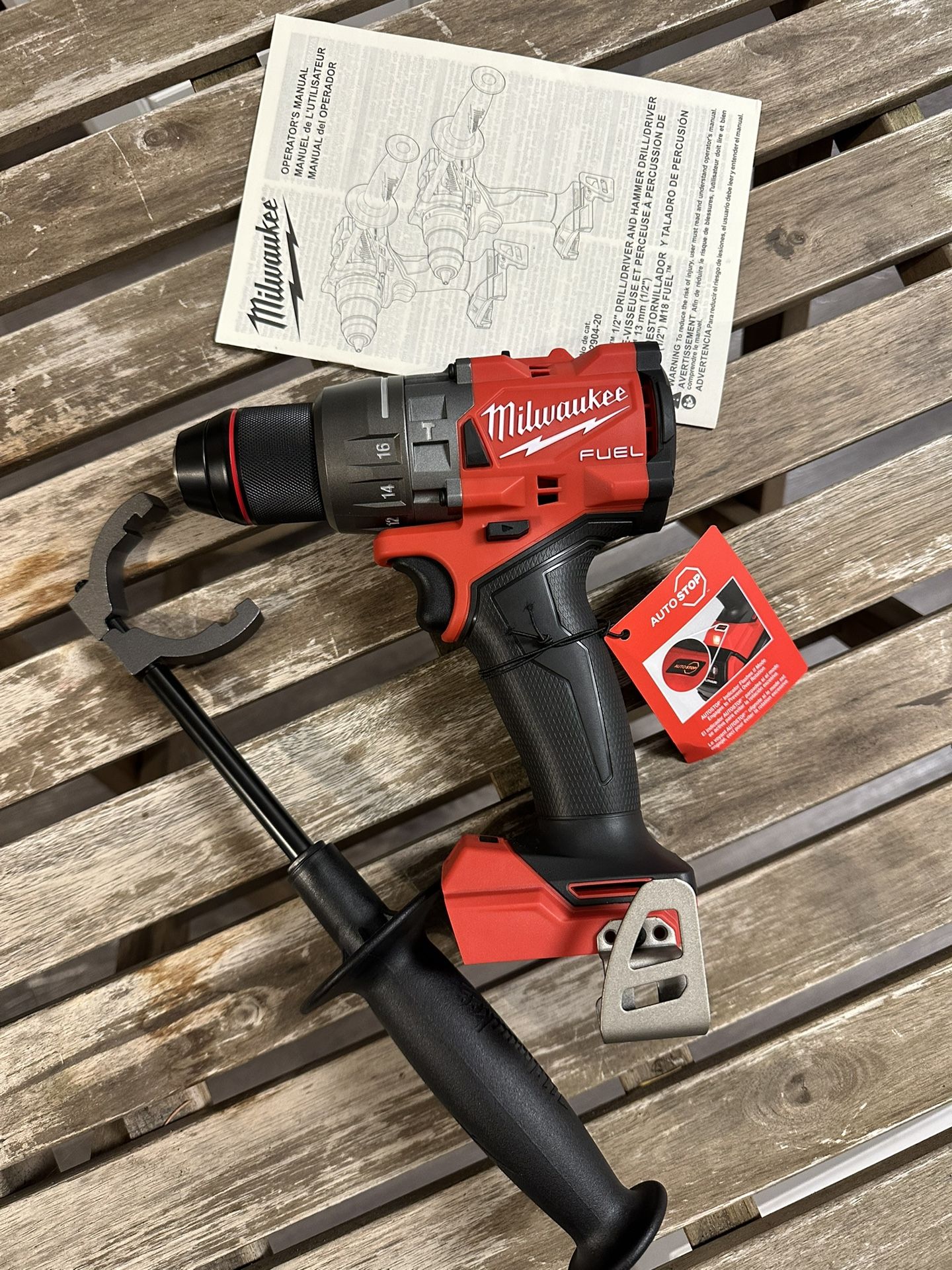 Milwaukee drill FUEL autoStop