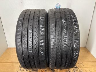2 tires 275 45 20 Yokohama Geolander x-cv g057 high tread no repairs