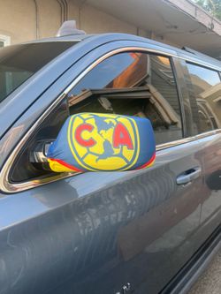 Club America One size automobile mirror covers